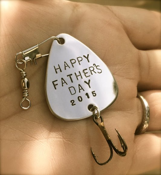 Fishing Lure, Fathers Day, My Best Catch, I'm hooked on you, Personalized For Men, Custom Fisherman Gift, natashaaloha - Natashaaloha, jewelry, bracelets, necklace, keychains, fishing lures, gifts for men, charms, personalized,