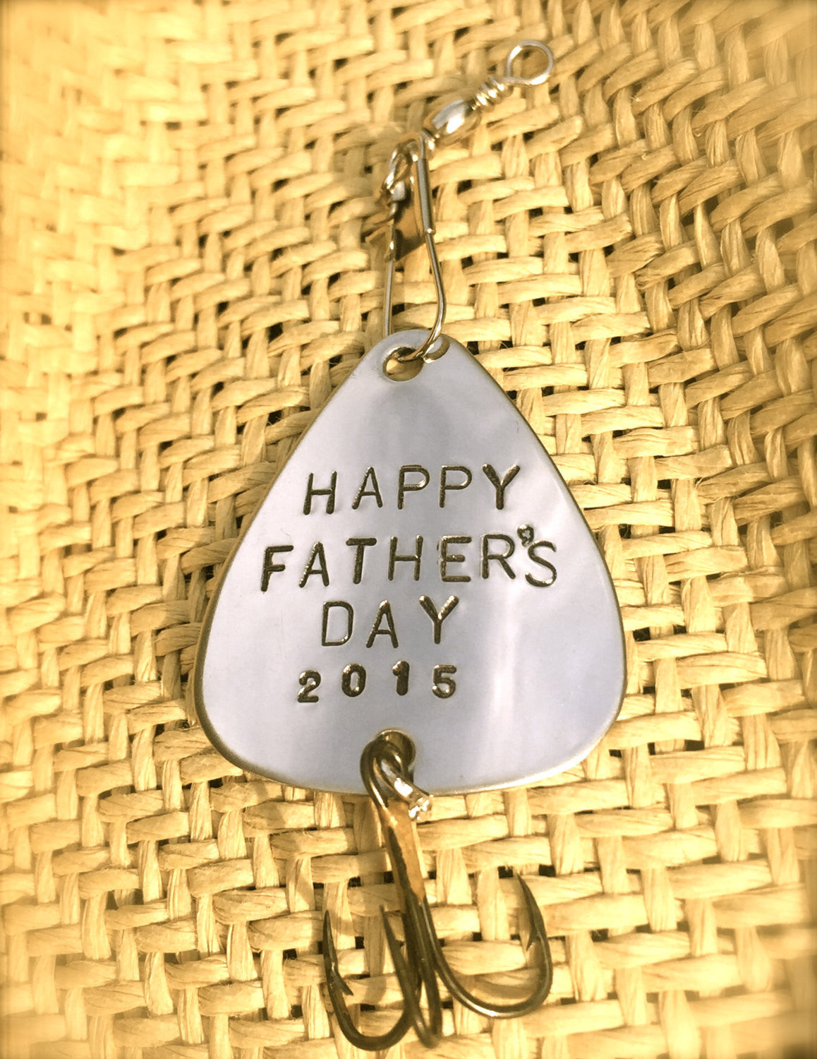 Personalized Fishing Lure, Happy Fathers Day, My Best Catch, I'm hooked on you, Valentines Gift Men, natashaaloha - Natashaaloha, jewelry, bracelets, necklace, keychains, fishing lures, gifts for men, charms, personalized,