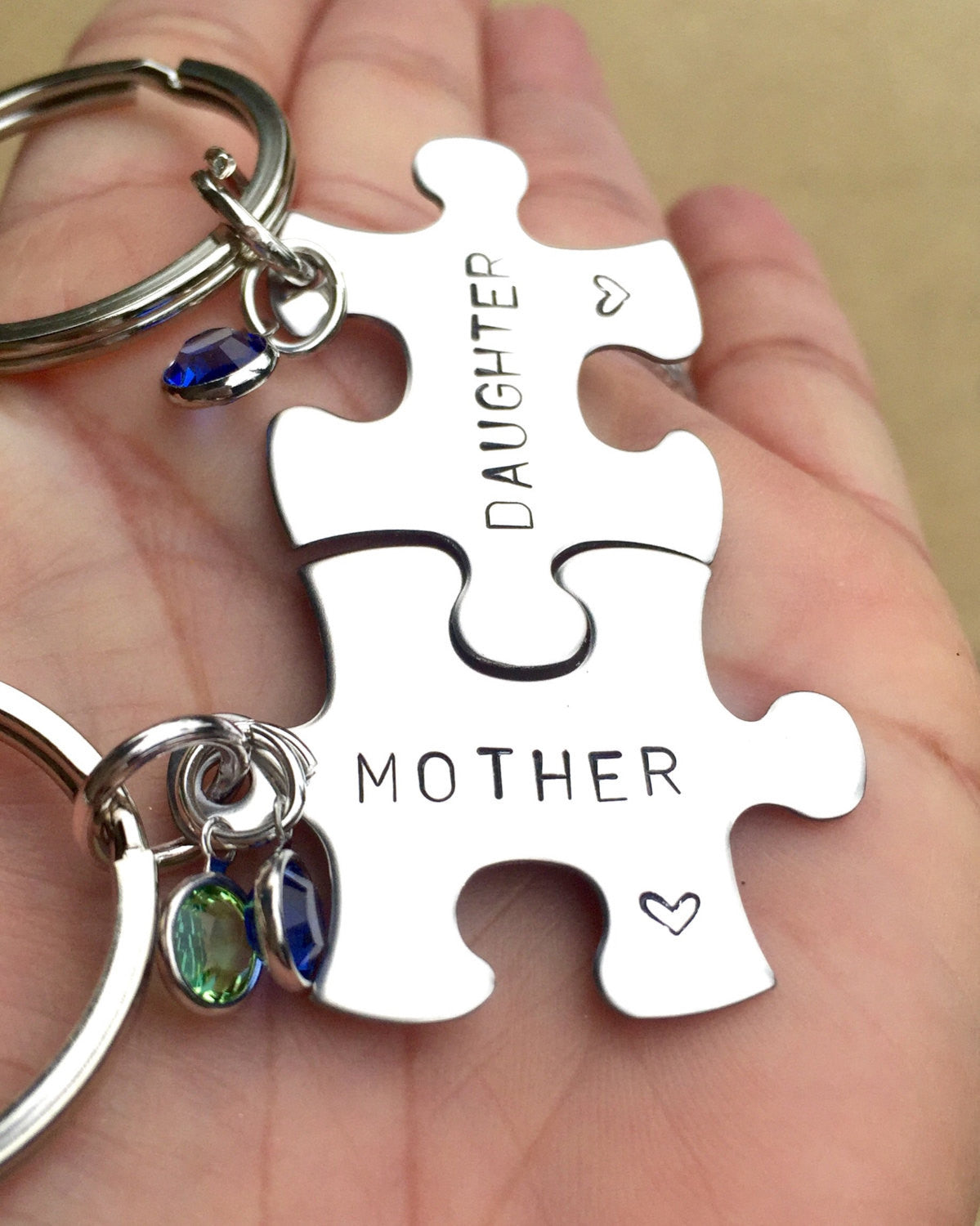 Mother Daughter Gifts, Mother Daughter Puzzle Key chains, Gifts for mom, Gifts for Daughter, natashalaoha - Natashaaloha, jewelry, bracelets, necklace, keychains, fishing lures, gifts for men, charms, personalized,