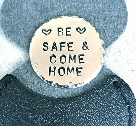 Personalized Prayer Keepsake, Be Safe And Come Home - Natashaaloha, jewelry, bracelets, necklace, keychains, fishing lures, gifts for men, charms, personalized, 