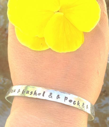 Mother Daughter Jewelry, I Love You A Bushel And A Peck Bracelet - Natashaaloha, jewelry, bracelets, necklace, keychains, fishing lures, gifts for men, charms, personalized, 