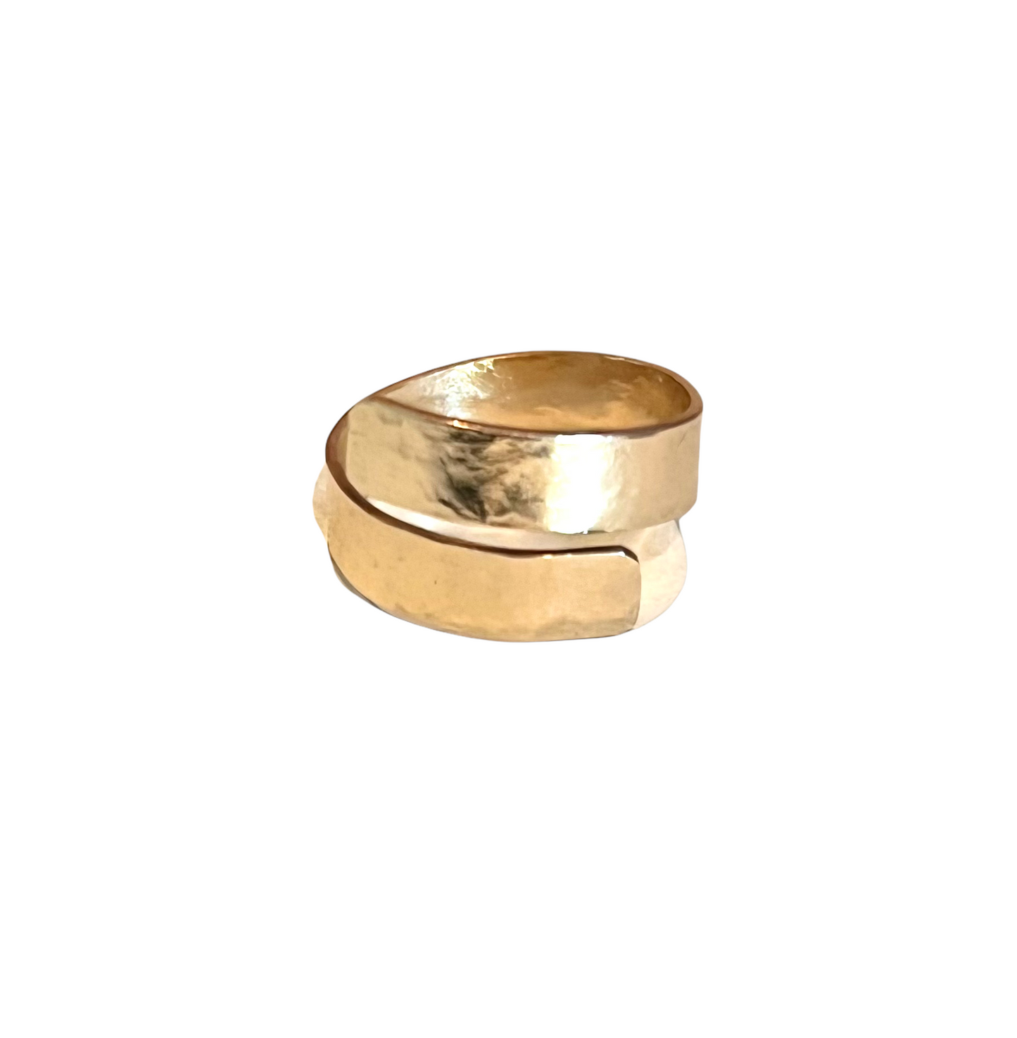 Gold Filled Hammered Ring